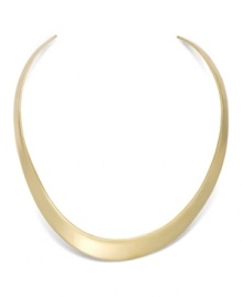 Traditionally stylish. Always a classic, Giani Bernini's polished collar necklace comes in 24k gold over sterling silver. Approximate length: 18 inches. Traditionally stylish. Always a classic, Giani Bernini's polished collar necklace comes in 24k gold over sterling silver. Approximate length: 18 inches.