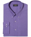 Wake up your work wardrobe with the fresh punch of this Club Room dress shirt.