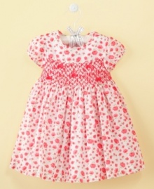 Prettiest pick of the bunch. You'll want to show off your precious flower in this floral dress from First Impressions.