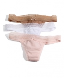 Make headlines with this sweet Cover Story thong in a neutral palette. By B.Tempt'd by Wacoal. Style #976159 Make headlines with this sweet Cover Story thong in a neutral palette. By B.Tempt'd by Wacoal. Style #976159