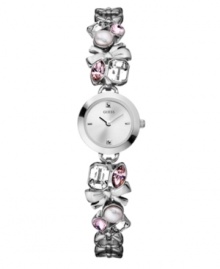 Romantic down to every last detail: a darling watch by GUESS.