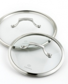 Put a lid on it! Introduce food to irresistible flavor by keeping it covered. The 8 and 10 tempered glass lids let you keep an eye on the cooking process, while also trapping in healthy nutrients and moisture. Lifetime warranty. Put a lid on it! Introduce food to irresistible flavor by keeping it covered. The 8 and 10 tempered glass lids let you keep an eye on the cooking process, while also trapping in healthy nutrients and moisture. Lifetime warranty.
