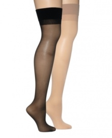 Instant romance: Lengthen your legs with these silky and extra-sheer stockings from Berkshire. Instant romance: Lengthen your legs with these silky and extra-sheer stockings from Berkshire.