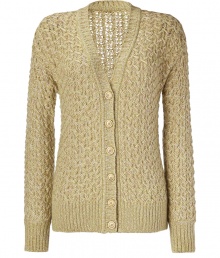 Luxurious reed wool-blend V-neck cardigan - Add flair to your fall wardrobe with this stylish cardigan - Flattering neutral color and slim fit - Style with a pullover, skinny jeans, and over-the-knee boots for casual cool - Wear with a floral mini-dress, ribbed wool tights, and ankle booties Luxurious reed wool-blend V-neck cardigan - Add flair to your fall wardrobe with this stylish cardigan - Flattering neutral color and slim fit - Style with a pullover, skinny jeans, and over-the-knee boots for casual cool - Wear with a floral mini-dress, ribbed wool tights, and ankle booties