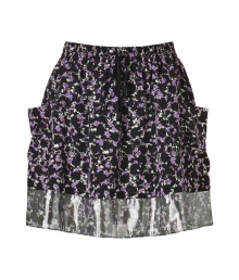 Easy and eye-catching with its modern mix of print and metallic, Marc by Marc Jacobs lam? trimmed skirt is a cool choice for dressing up Downtown looks - Drawstring elasticized waistband, side patch pockets, lam? trim - Mini-length - Wear with modern knits and flats for work Easy and eye-catching with its modern mix of print and metallic, Marc by Marc Jacobs lam? trimmed skirt is a cool choice for dressing up Downtown looks - Drawstring elasticized waistband, side patch pockets, lam? trim - Mini-length - Wear with modern knits and flats for work