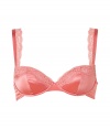 With a lovely vintage aesthetic, this Stella McCartney lace-trimmed bra adds romantic style to any look - Slightly padded half-cups for enhancing d?colletage, wide adjustable straps, lace trim, back hook and eye closure - Perfect under virtually any outfit or paired with matching panties for stylish lounging