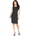A simple sheath will never go out of style, and will never look less than sleek. Customize the look with accessories and other pieces from Nine West's collection of suiting separates!