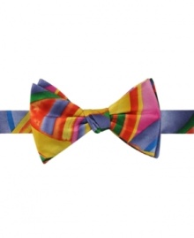 Break out the bold with this silk tie from Jerry Garcia. Break out the bold with this silk tie from Jerry Garcia.