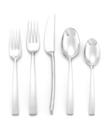 Tailor the table with the Ascend place setting. Long curved handles inspired by pleats found in Donna Karan's ready-to-wear line and crafted of polished stainless steel epitomize chic sophistication. Tailor the table with the Ascend place setting. Long curved handles inspired by pleats found in Donna Karan's ready-to-wear line and crafted of polished stainless steel epitomize chic sophistication.