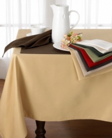 Transform your tabletop into a classically stylish setting with the Harrison tablecloths from Lauren Ralph Lauren. Featuring a variety of royal hues with a subtle rib texture, these tablecloths will dress up any occasion. Transform your tabletop into a classically stylish setting with the Harrison tablecloths from Lauren Ralph Lauren. Featuring a variety of royal hues with a subtle rib texture, these tablecloths will dress up any occasion.