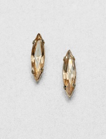 An elegant faceted marquis Swarovski crystal design. Swarovski crystalSize, about .5Sterling silver post backMade in USA An elegant faceted marquis Swarovski crystal design. Swarovski crystalSize, about .5Sterling silver post backMade in USA