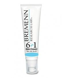 Wrinkle cream. Firming cream. Smoothing cream. Toning cream. Brightening cream. Moisturizing cream. The absolute best, all-in-one anti-aging cream you have ever tried. This is not your Grandmother's skin cream. Bremenn's 6 in 1 skin cream was developed for younger skin (20-40 age range) not only to reduce the appearance of existing fine lines and wrinkles but to help maintain the elasitcity, tone, moisture level, smoothness, and health of facial skin not yet overly ravaged by age. The absolute best, all-in-one skin cream you have ever tried or your money back... Period! Wrinkle cream. Firming cream. Smoothing cream. Toning cream. Brightening cream. Moisturizing cream. The absolute best, all-in-one anti-aging cream you have ever tried. This is not your Grandmother's skin cream. Bremenn's 6 in 1 skin cream was developed for younger skin (20-40 age range) not only to reduce the appearance of existing fine lines and wrinkles but to help maintain the elasitcity, tone, moisture level, smoothness, and health of facial skin not yet overly ravaged by age. The absolute best, all-in-one skin cream you have ever tried or your money back... Period!