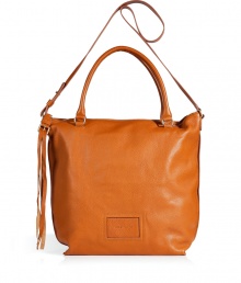Classic yet ultra-chic, this supple leather shoulder bag from See by Chloe brings luxe style to your everyday ensembles - Classic carryall style, two carrying handles and optional shoulder strap, embossed front logo detail, fringed trim, pebbled leather - Perfect for everyday use or off-duty cool Classic yet ultra-chic, this supple leather shoulder bag from See by Chloe brings luxe style to your everyday ensembles - Classic carryall style, two carrying handles and optional shoulder strap, embossed front logo detail, fringed trim, pebbled leather - Perfect for everyday use or off-duty cool