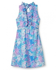 Lilly Pulitzer Girls' Mini Adeline Cinched Dress - Sizes 7-14 Lilly Pulitzer Girls' Mini Adeline Cinched Dress - Sizes 7-14
