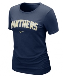Keep your team pride on display with this NCAA Pittsburgh Panthers t-shirt from Nike. Keep your team pride on display with this NCAA Pittsburgh Panthers t-shirt from Nike.
