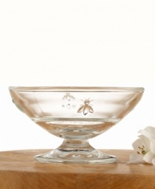 Satisfy your sweet tooth. Inspired by an official travel set belonging to Napoleon, this La Rochere glass collection is both a nod to history and a modern classic. Famous for its uniquely clear glass and sturdy construction, Napoleonic Bee is ideal for everyday use. Satisfy your sweet tooth. Inspired by an official travel set belonging to Napoleon, this La Rochere glass collection is both a nod to history and a modern classic. Famous for its uniquely clear glass and sturdy construction, Napoleonic Bee is ideal for everyday use.