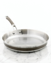 The key to a well-equipped kitchen rests in this versatile skillet, which expertly prepares omelets, pancakes, quesadillas and other favorites on an incredibly durable nonstick surface constructed from extra-strong aluminum sandwiched between two layers of stainless steel. Fast, even heat-up reduces hot spots and aids in excellent food release, making this skillet most popular in your space. Lifetime warranty. The key to a well-equipped kitchen rests in this versatile skillet, which expertly prepares omelets, pancakes, quesadillas and other favorites on an incredibly durable nonstick surface constructed from extra-strong aluminum sandwiched between two layers of stainless steel. Fast, even heat-up reduces hot spots and aids in excellent food release, making this skillet most popular in your space. Lifetime warranty.