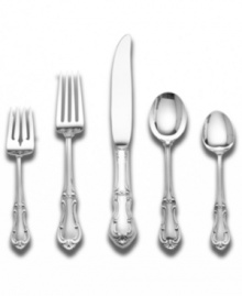 Cherished for its bold, classic European design, the Joan of Arc flatware pattern has been a popular favorite since 1940. A distinguished look for today, tomorrow and generations to come in heirloom-quality sterling. Cherished for its bold, classic European design, the Joan of Arc flatware pattern has been a popular favorite since 1940. A distinguished look for today, tomorrow and generations to come in heirloom-quality sterling.