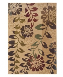 Free-flowing florals in a layered arrangement of fading colors creates this timeless Tribecca design from Sphinx. This contemporary home accent is constructed of soft, low pile fibers for an exquisite finish to any room decor. (Clearance) Free-flowing florals in a layered arrangement of fading colors creates this timeless Tribecca design from Sphinx. This contemporary home accent is constructed of soft, low pile fibers for an exquisite finish to any room decor. (Clearance)