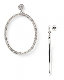 For glamour girls with gypsy flair, MICHAEL Michael Kors' crystal-encrusted hoops are in the cards. The sinuous sparklers flaunt full-on bohemian allure. For glamour girls with gypsy flair, MICHAEL Michael Kors' crystal-encrusted hoops are in the cards. The sinuous sparklers flaunt full-on bohemian allure.