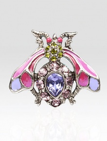 From the Pins Collection, add a glimmering flourish to any outfit with the Nils Wasp Tack Pin.Enamel and crystalSilvertoneHandmade, hand-enameled and hand-set1L X 1.25WImported From the Pins Collection, add a glimmering flourish to any outfit with the Nils Wasp Tack Pin.Enamel and crystalSilvertoneHandmade, hand-enameled and hand-set1L X 1.25WImported