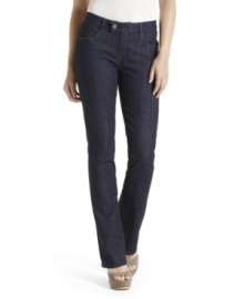 A slim bootcut silhouette instantly elongates legs in this look from Levi's! Pair these jeans with platform sandals and a tee for a no-fuss look that's ultra-flattering. A slim bootcut silhouette instantly elongates legs in this look from Levi's! Pair these jeans with platform sandals and a tee for a no-fuss look that's ultra-flattering.