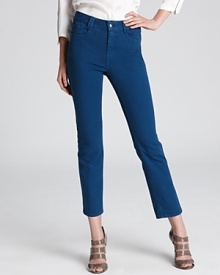 A refreshing dash of color for your wardrobe, these Bloomingdale's Exclusive Gerard Darel jeans combine a sleek silhouette with a vibrant palette for a masterfully modern approach to denim. A refreshing dash of color for your wardrobe, these Bloomingdale's Exclusive Gerard Darel jeans combine a sleek silhouette with a vibrant palette for a masterfully modern approach to denim.