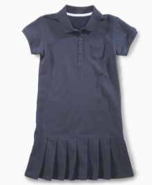 With a flippy lil' skirt, she'll stay sassy and sporty in this polo dress from Nautica. (Clearance) With a flippy lil' skirt, she'll stay sassy and sporty in this polo dress from Nautica. (Clearance)