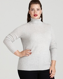 This luxe Jones New York Collection cashmere sweater brings timeless chic to the new season. This luxe Jones New York Collection cashmere sweater brings timeless chic to the new season.