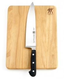 A chef's (set)up starts here. This ideal duo combines an ice-hardened blade, forged from one piece of steel, with a durable, attractive cutting board for a professional kitchen built on precision and ease. Lifetime warranty. A chef's (set)up starts here. This ideal duo combines an ice-hardened blade, forged from one piece of steel, with a durable, attractive cutting board for a professional kitchen built on precision and ease. Lifetime warranty.