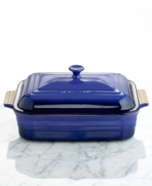 The culinary possibilities are virtually endless with this versatile rectangular baker as part of your kitchen. This gorgeous heavy-duty baker is constructed of scratch-resistant stoneware, a non-porous enameled material that's perfect for preparation, serving and storage for a true all-in-one meal anyone could love. Limited lifetime warranty. The culinary possibilities are virtually endless with this versatile rectangular baker as part of your kitchen. This gorgeous heavy-duty baker is constructed of scratch-resistant stoneware, a non-porous enameled material that's perfect for preparation, serving and storage for a true all-in-one meal anyone could love. Limited lifetime warranty.