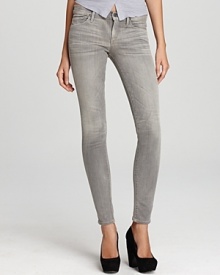 A lightly faded gray wash lends a modern edge to these perfect-fit Citizens of Humanity skinny jeans.