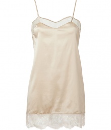 Stylish camisole dress in fine silk stretch - Soft, flowing silhouette - The case is slim and fitted mini length, with sexy spaghetti straps - Lace filigree effect at hem - Glamorous and seductive, a great basic lingerie for special occasions Stylish camisole dress in fine silk stretch - Soft, flowing silhouette - The case is slim and fitted mini length, with sexy spaghetti straps - Lace filigree effect at hem - Glamorous and seductive, a great basic lingerie for special occasions