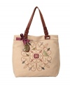 The Penelope locks up two of the season's best trends - vintage-inspired metalwork and pretty singing birds - to create the ultimate boho-chic tote.
