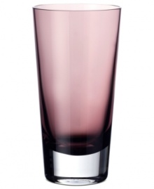 Set a tone. Handcrafted by Villeroy & Boch, the Colour Concepts highball glass combines a thick sham and rich burgundy hue to serve up effortless modern style. Set a tone. Handcrafted by Villeroy & Boch, the Colour Concepts highball glass combines a thick sham and rich burgundy hue to serve up effortless modern style.