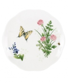 Fresh from the garden, the Butterfly Meadow Herbs accent plates from Lenox feature sturdy porcelain with flowering herbs and a delicately scalloped edge. Qualifies for Rebate Fresh from the garden, the Butterfly Meadow Herbs accent plates from Lenox feature sturdy porcelain with flowering herbs and a delicately scalloped edge. Qualifies for Rebate