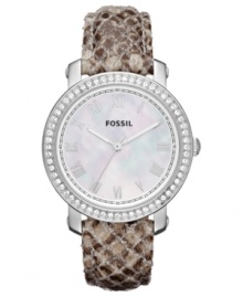 Exotic materials and endless edge create this Emma watch from Fossil.