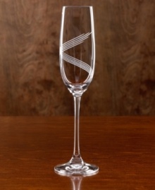 This beautiful champagne flute pairs fluid etching with traditional stemware styling for an upbeat sensibility. From Lenox, this collection of toasting flutes is durable and chic. Qualifies for Rebate This beautiful champagne flute pairs fluid etching with traditional stemware styling for an upbeat sensibility. From Lenox, this collection of toasting flutes is durable and chic. Qualifies for Rebate