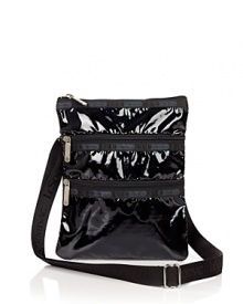 LeSportsac's Kasey crossbody bag in coated durable ripstop nylon is right on trend. Single adjustable crossbody strap. Two front exterior zip pockets. Top-zip closure. Lined. LeSportsac's Kasey crossbody bag in coated durable ripstop nylon is right on trend. Single adjustable crossbody strap. Two front exterior zip pockets. Top-zip closure. Lined.