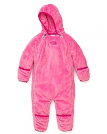 Snuggle up in this toasty North Face® fleece one piece, featuring cool zips on both sides for easy on and off. Snuggle up in this toasty North Face® fleece one piece, featuring cool zips on both sides for easy on and off.