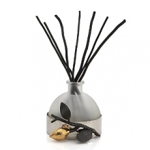 This captivating diffuser by Michael Aram features notes of lemongrass, bergamot, lime, wood, sage, cardamom, lily of the valley and verbena. Herbal and grassy, it's an intoxicating scent for the home. This captivating diffuser by Michael Aram features notes of lemongrass, bergamot, lime, wood, sage, cardamom, lily of the valley and verbena. Herbal and grassy, it's an intoxicating scent for the home.