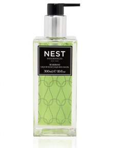 Nest Fragrances' liquid hand soap contains natural plant extracts and antioxidants to help clean and nourish the skin while leaving behind a light, uplifting fragrance. 10 oz. Nest Fragrances' liquid hand soap contains natural plant extracts and antioxidants to help clean and nourish the skin while leaving behind a light, uplifting fragrance. 10 oz.