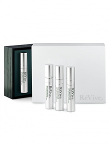 Now, the power of RéVive Peau Magnifique is available for the eyes. This targeted treatment helps repair the appearance of the delicate skin around the eyes and helps slow visible signs of aging with potent youth-recruiting ingredients that provide dramatic results in 4 weeks.Working together with targeted eye repair ingredients, it helps skin around the eyes look visibly smoother, firmer, less puffy, with a real reduction of visible dark circles. Now, the power of RéVive Peau Magnifique is available for the eyes. This targeted treatment helps repair the appearance of the delicate skin around the eyes and helps slow visible signs of aging with potent youth-recruiting ingredients that provide dramatic results in 4 weeks.Working together with targeted eye repair ingredients, it helps skin around the eyes look visibly smoother, firmer, less puffy, with a real reduction of visible dark circles.
