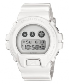 Designed for the active man, this G-Shock watch helps you stay stylish while in-the-know. Designed for the active man, this G-Shock watch helps you stay stylish while in-the-know.