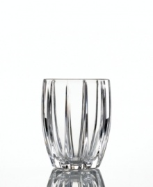 Vertical cuts accentuate brilliant Waterford stemware for added depth and refinement. With a substantial weight that's comfortable in-hand, these double old-fashioned glasses are a magnificent choice for formal occasions. Vertical cuts accentuate brilliant Waterford stemware for added depth and refinement. With a substantial weight that's comfortable in-hand, these double old-fashioned glasses are a magnificent choice for formal occasions.
