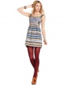 Go for crafty-chic with this Free People denim & mixed patchwork dress -- adorable for a pretty daytime look!