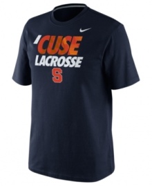 Catch this training shirt by Nike featuring the Syracuse Orange and score the winning goal! Catch this training shirt by Nike featuring the Syracuse Orange and score the winning goal!