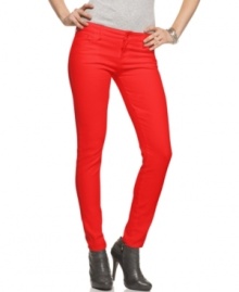 Join the colored denim revolution with these skinny jeans from Dollhouse and put your trusty blues in time-out. Looks great with a pair of dark booties or flats for when you're on the go! Join the colored denim revolution with these skinny jeans from Dollhouse and put your trusty blues in time-out. Looks great with a pair of dark booties or flats for when you're on the go!