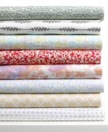 Rows of abstract petals recall the shape of lilac blossoms for a look that's modern and a feel that's oh-so soft. These Style&co. pillowcases boast pure cotton finished with a special treatment for greater comfort after every wash. Envelope closure. Rows of abstract petals recall the shape of lilac blossoms for a look that's modern and a feel that's oh-so soft. These Style&co. pillowcases boast pure cotton finished with a special treatment for greater comfort after every wash. Envelope closure.
