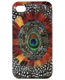 Strut your stuff with Lucky Brand's cool iPhone case. The plastic accessory will have you feeling proud as a peacock. Approximate height: 4-3/4 inches. Approximate length: 2-1/2 inches. Approximate width: 1/2 inch. Strut your stuff with Lucky Brand's cool iPhone case. The plastic accessory will have you feeling proud as a peacock. Approximate height: 4-3/4 inches. Approximate length: 2-1/2 inches. Approximate width: 1/2 inch.